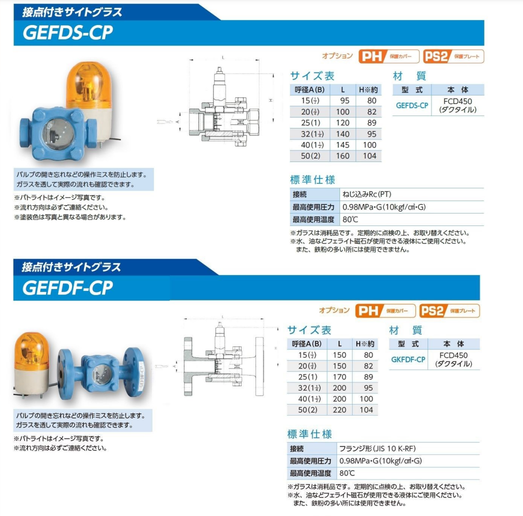 ワシノ機器 GEFDS-CP    流量計 日本進口